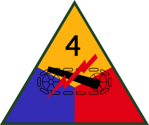 znak 4. obrněné divize 3. americké armády