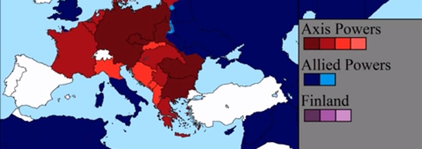 Sleduj změny území během války den po dni